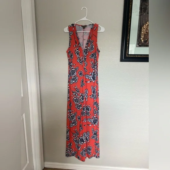 Floral Orange Skirt - Picture 2 of 3